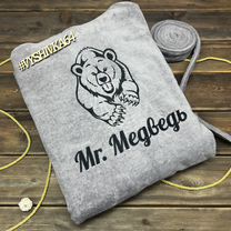 Халат с медведем