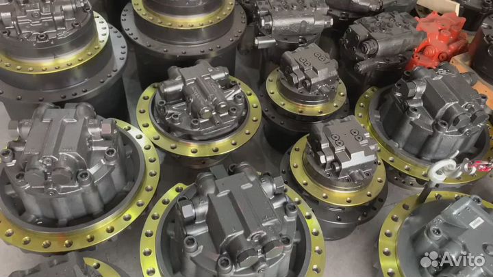 Редуктор хода hitachi ZX120-3 с гидромотором-15