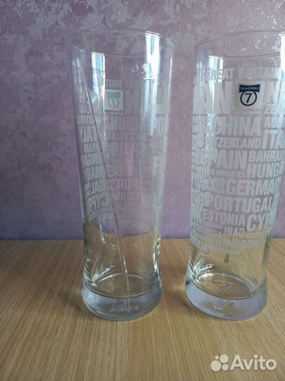 Бокалы пивные Балтика 7, объем 0,5