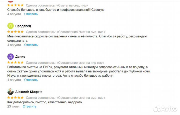 Составление смет. Акты кс2,3. Аоср. ппр