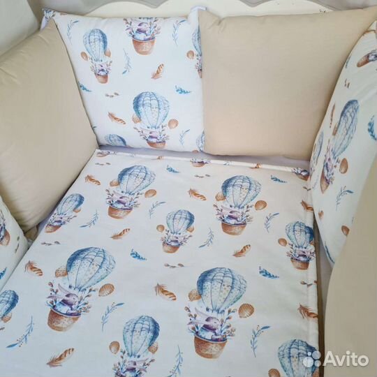 Новый комплект бортики и одеяло