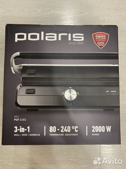 Электрогриль polaris