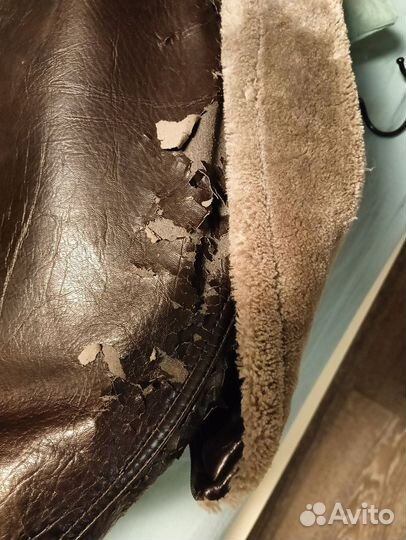 Кожаная куртка мужская 54 56