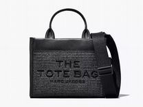 Marc Jacobs THE woven DTM mini tote BAG black