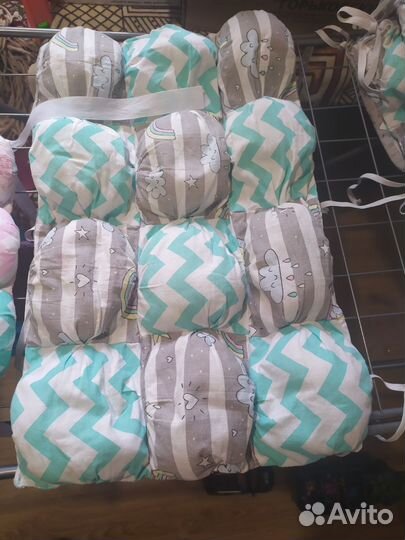 Бортики в детскую кроватку