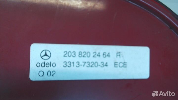 Фонарь (задний) Mercedes C W203, 2007