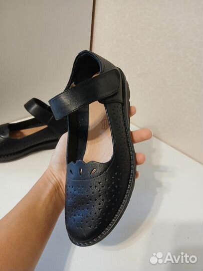 Новые кожаные туфли Zenden 36