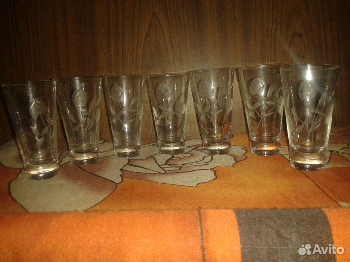 Хрустальные рюмки
