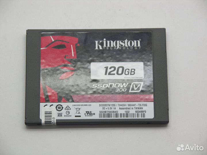 Накопитель SSD 120Gb Kingston (SV300 Series) 2.5