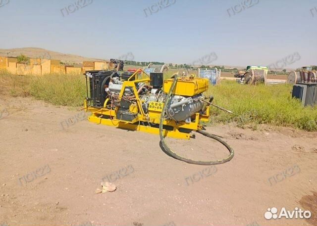 Компрессор с отбойными молоткам