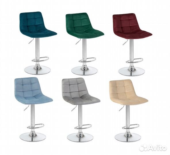 Стул барный tailor 5017 велюр 10 цветов