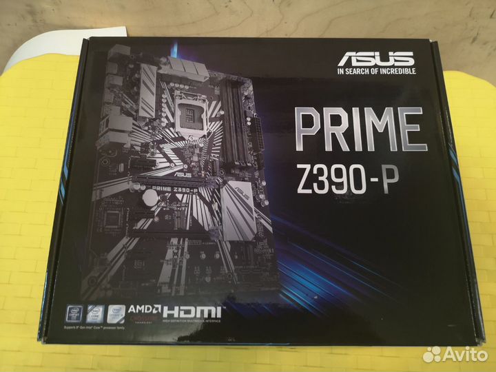 Материнская плата assus prime Z390-P