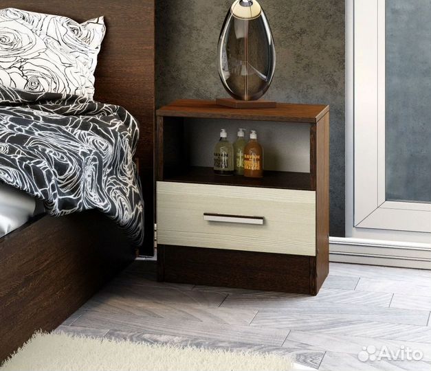 Эко Тумба прикроватная Венге Лоредо