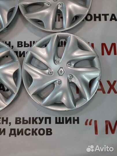 4 колпака р15 Рено(поштучно)