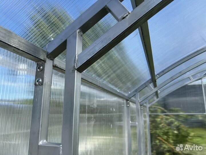 Теплица прямостенная (двойная дуга 25х25 шир 3.5)