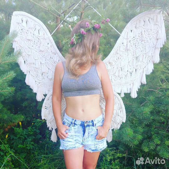 Панно Бабочка макраме