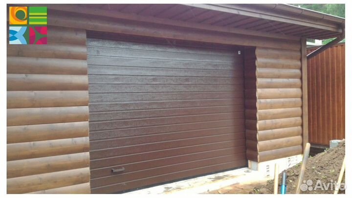 Секционные ворота для гаража alutech