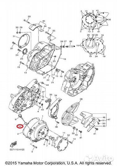 Прокладка Yamaha 93210-27778-00