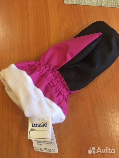 Варежки краги детские на осень Lassie, на 4-6 лет