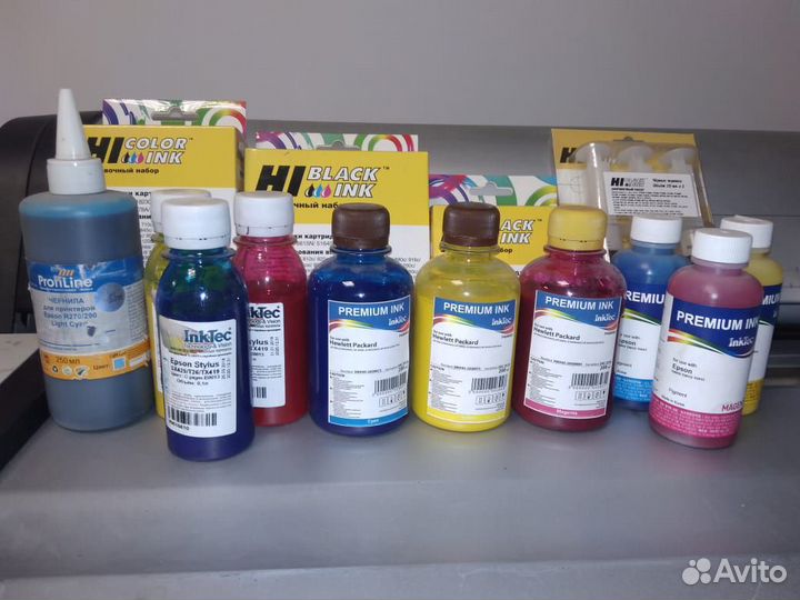 Тонер и чернила для принтеров