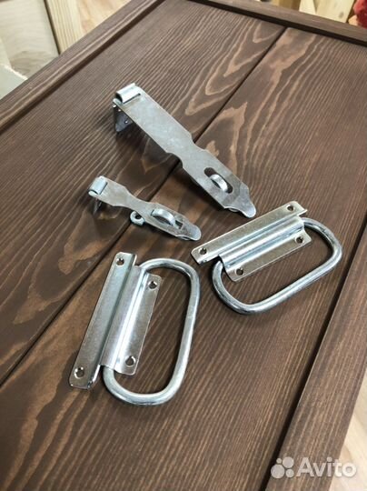 Откидная ручка, цинк, щеколда (накладка дверная)