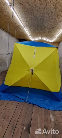 Палатка для зимней рыбалки трехслойная