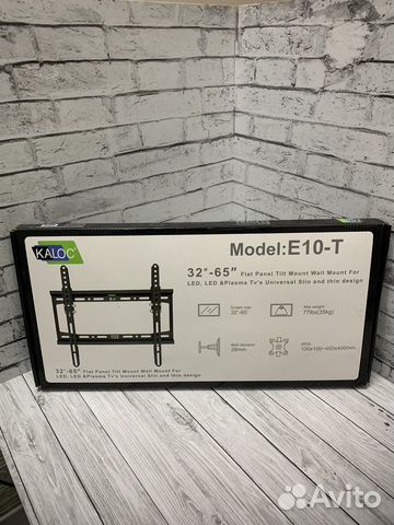 Кронштейн для телевизора с наклоном, 32-65дюймов