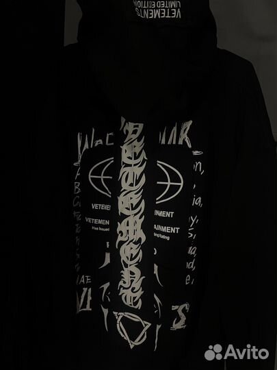 В Наличии Vetements Hardcore Black White Худи