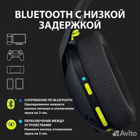 Беспроводные наушники logitech g435