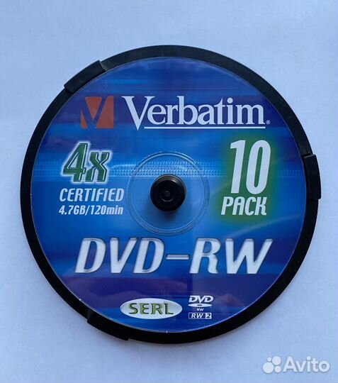 Диски CD-R: Digitex, DVD-R: Mirex, DVD-RW:Verbatim