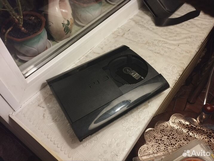 Игровая приставка ps3 super slim + 500 GB + games