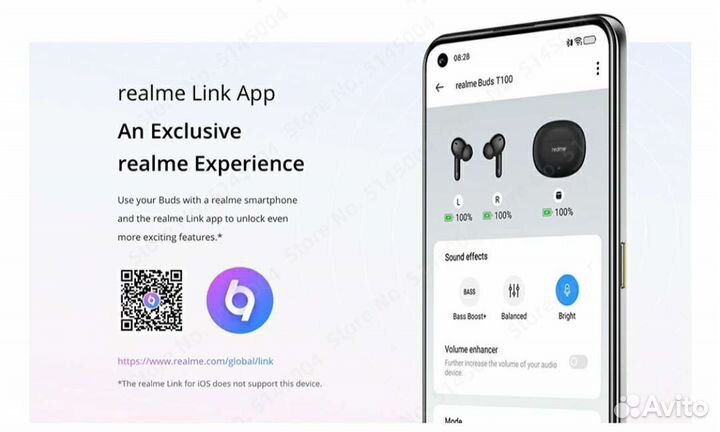 Беспроводные наушники realme