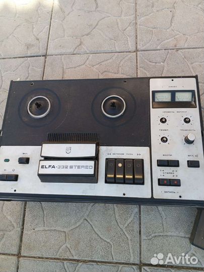 Катушечный магнитофон elfa донор