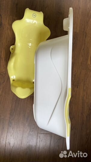 Ванночка для купания с горкой Happy baby