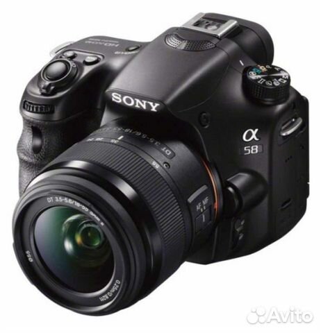 Зеркальный фотоаппарат sony А 58 kit 18-135