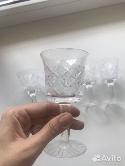 Хрустальные бокалы для шампанского