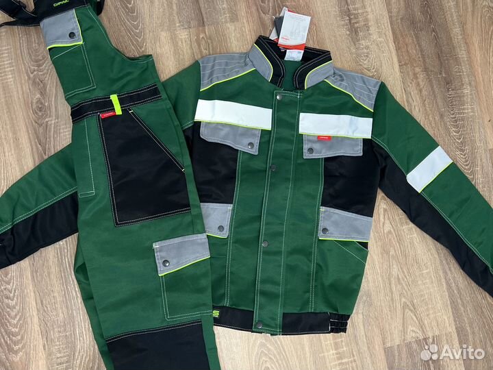 Рабочие костюмы Polinom green