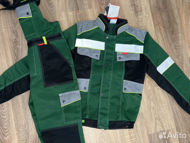 Рабочие костюмы Polinom green