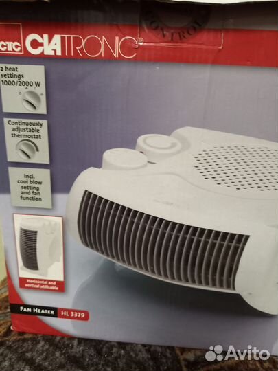 Обогреватель и вентилятор с холодным воздухом