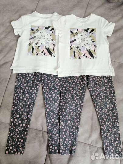 Одежда для двойняшек 116-122