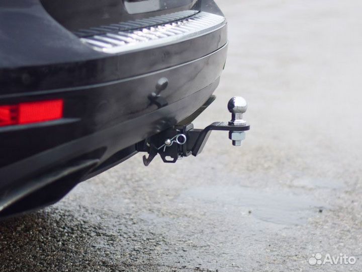 Фаркоп под квадрат Volkswagen Touareg II 7P, 2010