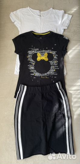 Вещи пакетом на девочку р.146