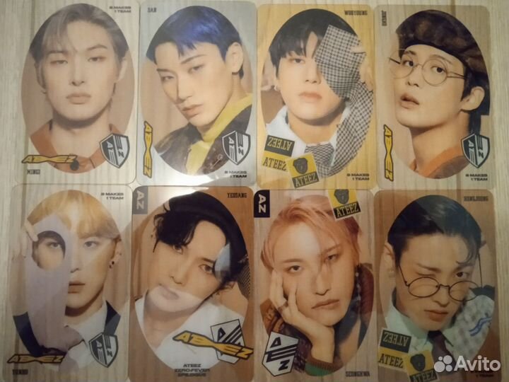 Эксклюзивные коллекционные карточки ateez
