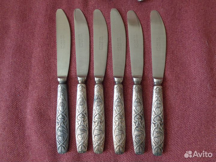 Ложки Ножи Вилки Мельхиор СССР