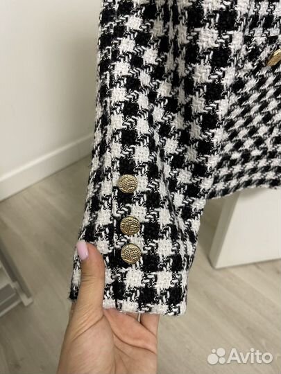 Твидовая кофта