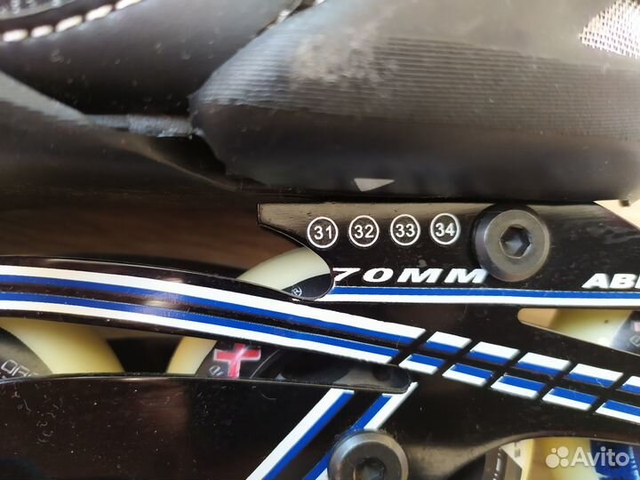 Коньки роликовые раздвижные детские 31-34р