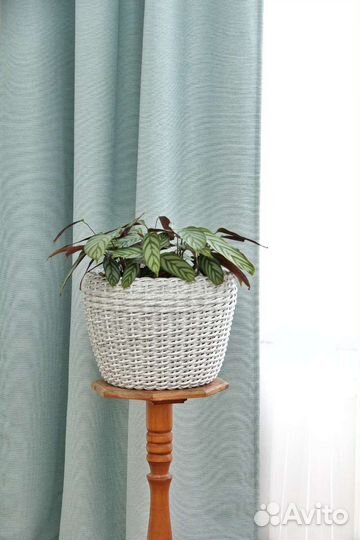 Кашпо из ротанга