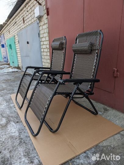 Кресло шезлонг 2 шт