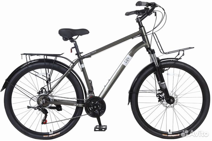 Велосипед TechTeam Velvet 27.5*19 графит