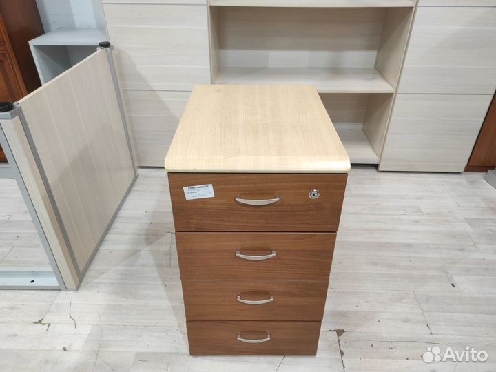 Тумба приставная, 4 ящика б/у 10015